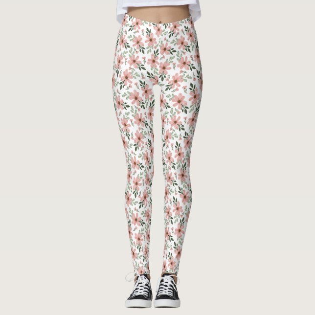 Leggings Les Fleurs Sont La Musique Du Sol (Devant)