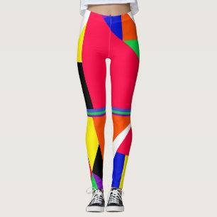 Leggings Les hérissons Abstraits du monde d'Avryl Fleur