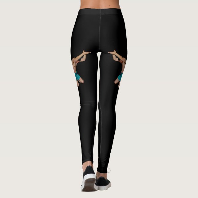 Leggings Les Jambes de Booty Booty Booty (Dos)