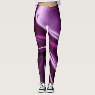 LEGGINGS LES JEUNES FEMMES PLAIGNENT PURPLE