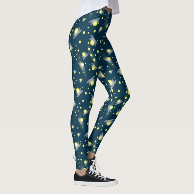 Leggings Les lucioles éthérées à la Motif de nuit (Droite)