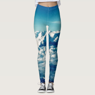 Leggings Les montagnes de l'Himalaya dans les nuages Ciel b