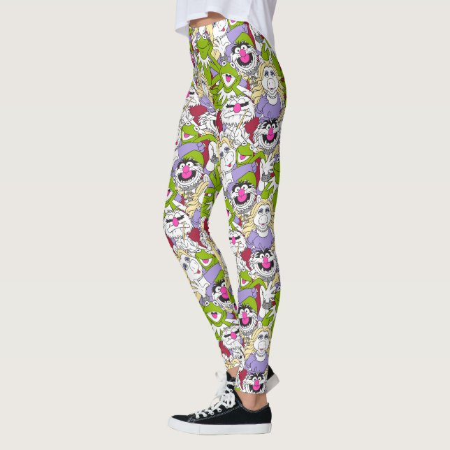 Leggings Les Muppets| Motif surdimensionné (Gauche)