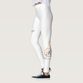 Leggings Les roseaux dans le logo de Valley Circle R Yoga
