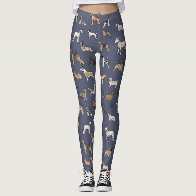 Leggings Les terriers (Devant)