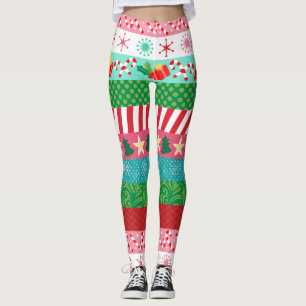 Leggings Les vacances colorées barrent des guêtres