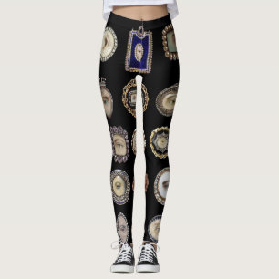 Leggings Les yeux victoriens de l'amant inspiré, art