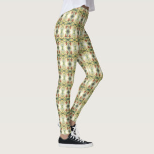 Leggings L'escargot et la magie des couronnes de fleurs