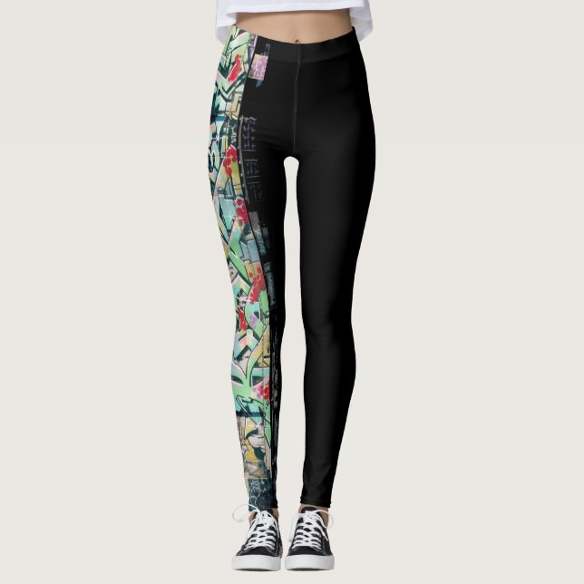 Leggings "L'Esprit de Broadway" (Devant)