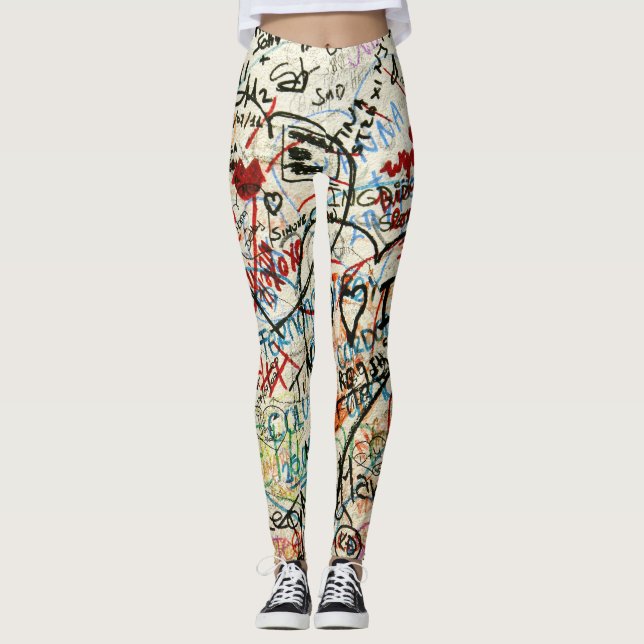 Leggings Lettres d'amour Roméo et Juliette (Devant)