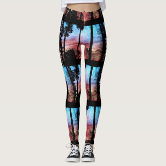 Leggings lever de soleil sur la baie