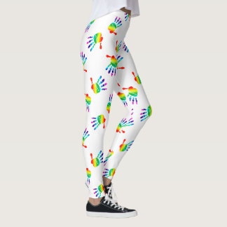 Leggings LGBTQ+ Main arc-en-ciel
