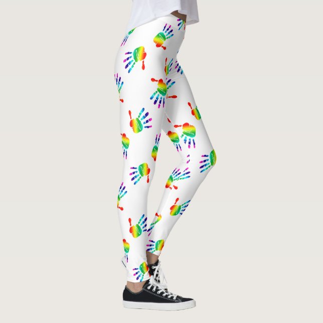 Leggings LGBTQ+ Main arc-en-ciel (Droite)