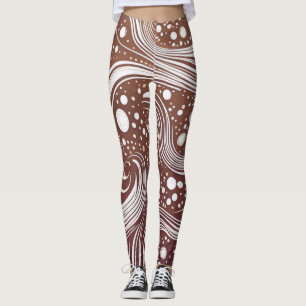 Leggings Libérez votre créativité : Des pattes Motifs funky