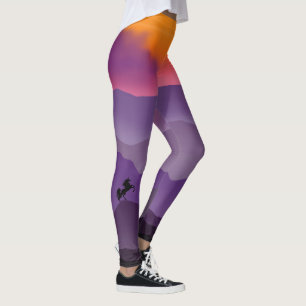 Leggings Licorne sur la chaîne de montagnes