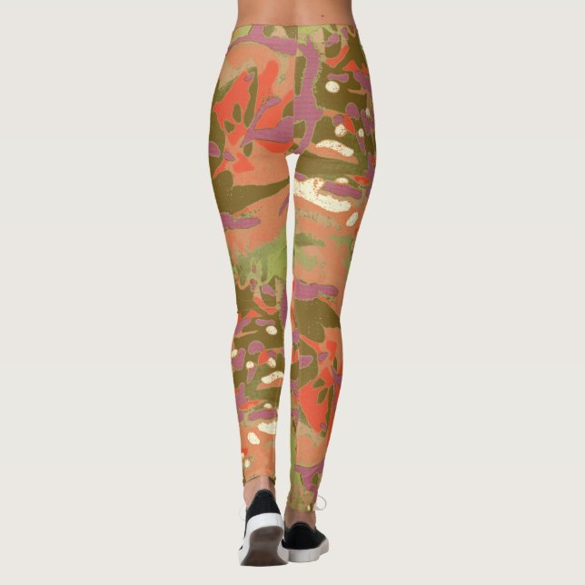 Leggings LIDJ Design. Camo Camo, regarde-moi ! (Dos)