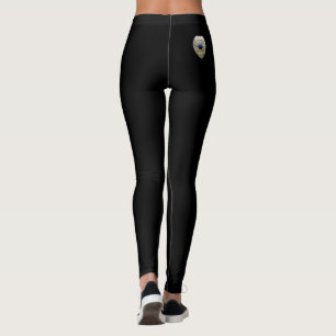 Leggings Ligne Bleue Mince - Pas de Badge Amour Plus Grand