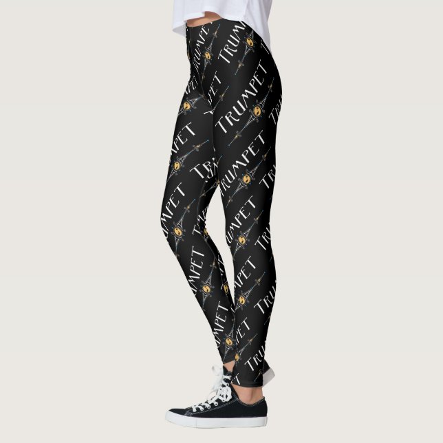 Leggings Ligne décorative de trompette (Gauche)