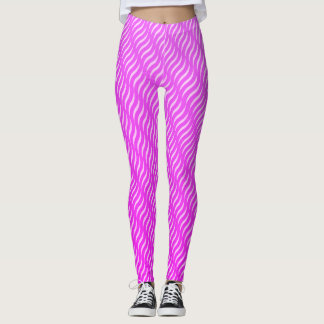 Leggings Lignes de Maze violet magique sans fil Motif