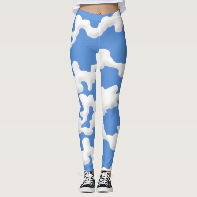 Leggings Lignes de nuage (Devant)