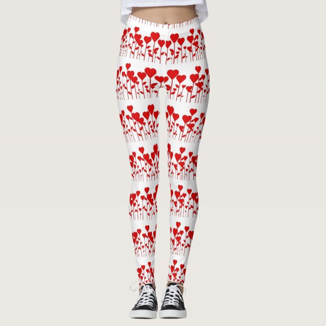 LEGGINGS **LIGNES DES COEURS** (Devant)
