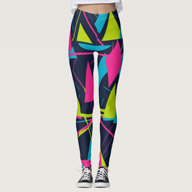 Leggings Lignes dynamiques (Devant)