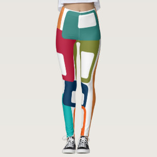 Leggings Lignes et rectangles
