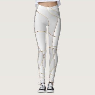 Leggings Lignes Gold Wave