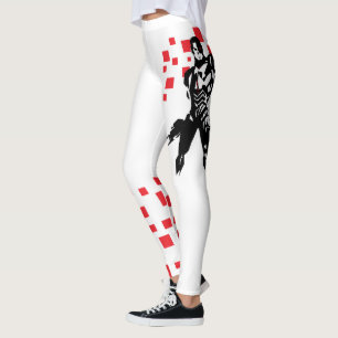 Leggings Ligue de Justice   Cyborg Digital Noir Pop Art