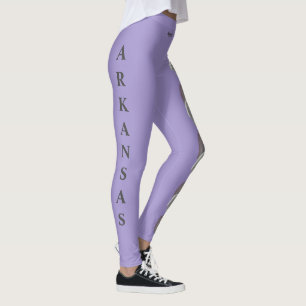 Leggings Lilac Arkansas Fleur d'État Pommes en fleurs Leggi