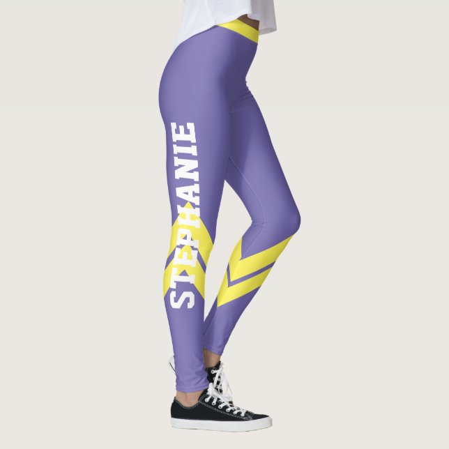 Leggings Lilac Jaune & Blanc Jaune & Blanc Jaune Moderne Le (Droite)
