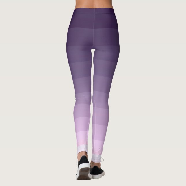 Leggings Lilac, rayé (Dos)