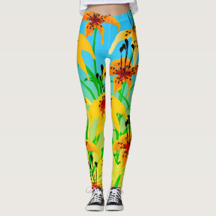 Leggings Lilies de tigre
