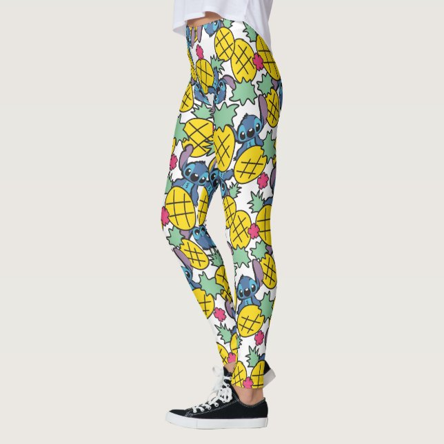 Leggings Lilo & Stitch | Motif ananas (Gauche)