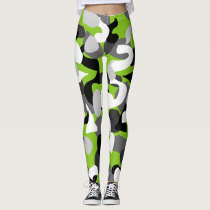 LEGGINGS LIME CAMO