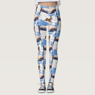 Leggings Limites gracieuses du lièvre : Plein de joie hiver