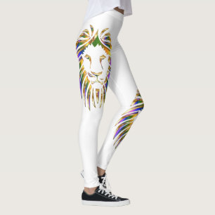 Leggings Lion Coloré Leo Sur N'Importe Quelle Couleur