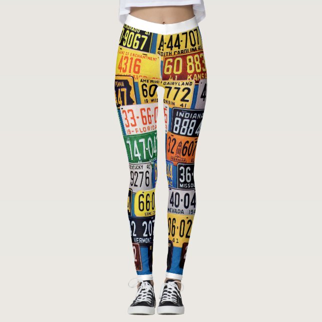 Leggings Listes de licences (Devant)