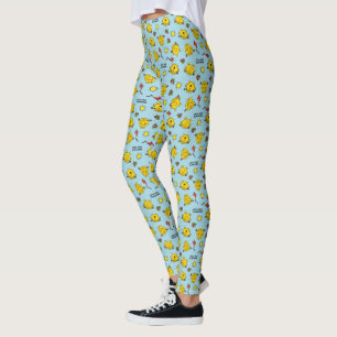 Leggings Little Miss Sunshine   Motif de point Polka Turquo