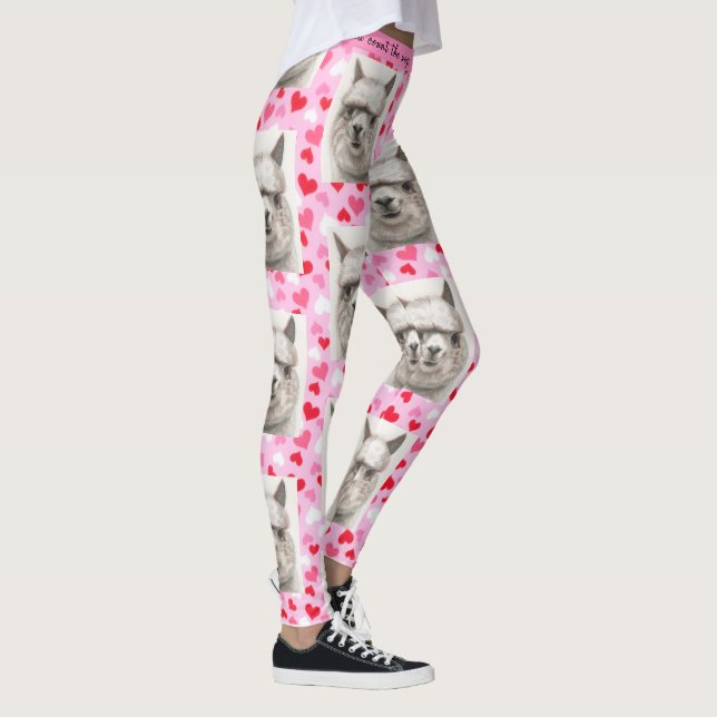 Leggings Llama Comte Les Voies Heureuses Saintes-Valentin (Droite)