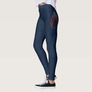 Leggings Logo d'Aquaman   Paisley Aquaman