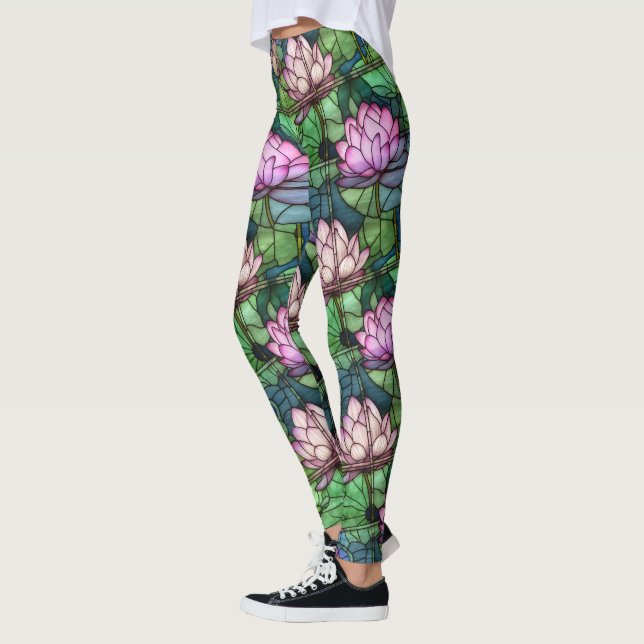 Leggings Lotus en verre tendu (Gauche)