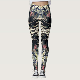 Leggings Lotus noir