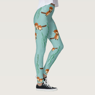 Leggings Loutres nageant