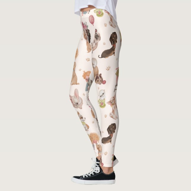 Leggings Love Dogs (Gauche)
