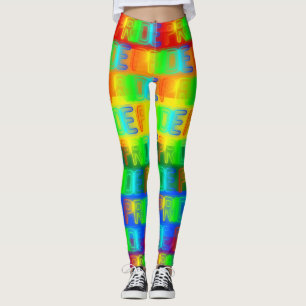 Leggings Love Equality Rainbow Flag LGBT Lesbian Gay Pride