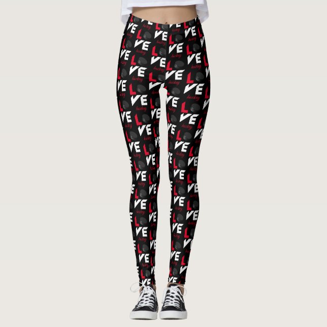 Leggings Love hockey (Devant)