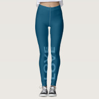 Love Ocean Blue Monochrome Texte classique