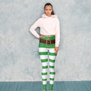 Leggings Lucky Green Leprechaun St. Patrick's Day Legings