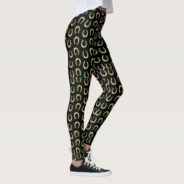 Leggings Lucky Irish Horseshoes (Droite)